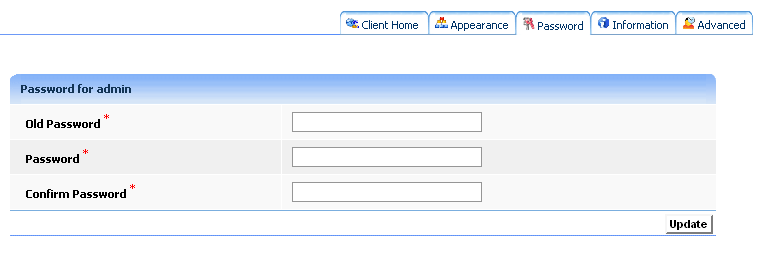 change password change password